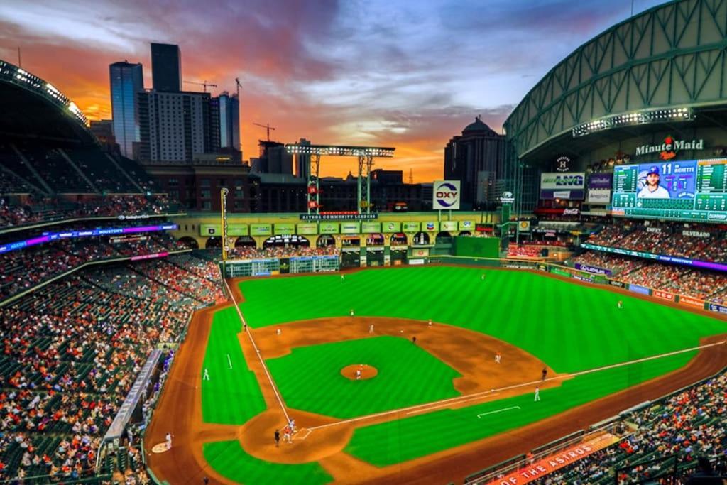 U3 Penthouse Houstonw Car Astros W Skyline-View Lejlighed Eksteriør billede